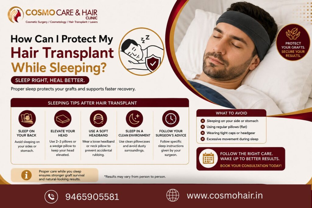 How Can I Protect My Hair Transplant While Sleeping