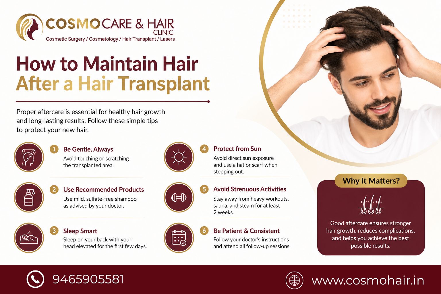 How to Maintain Hair After a Hair Transplant