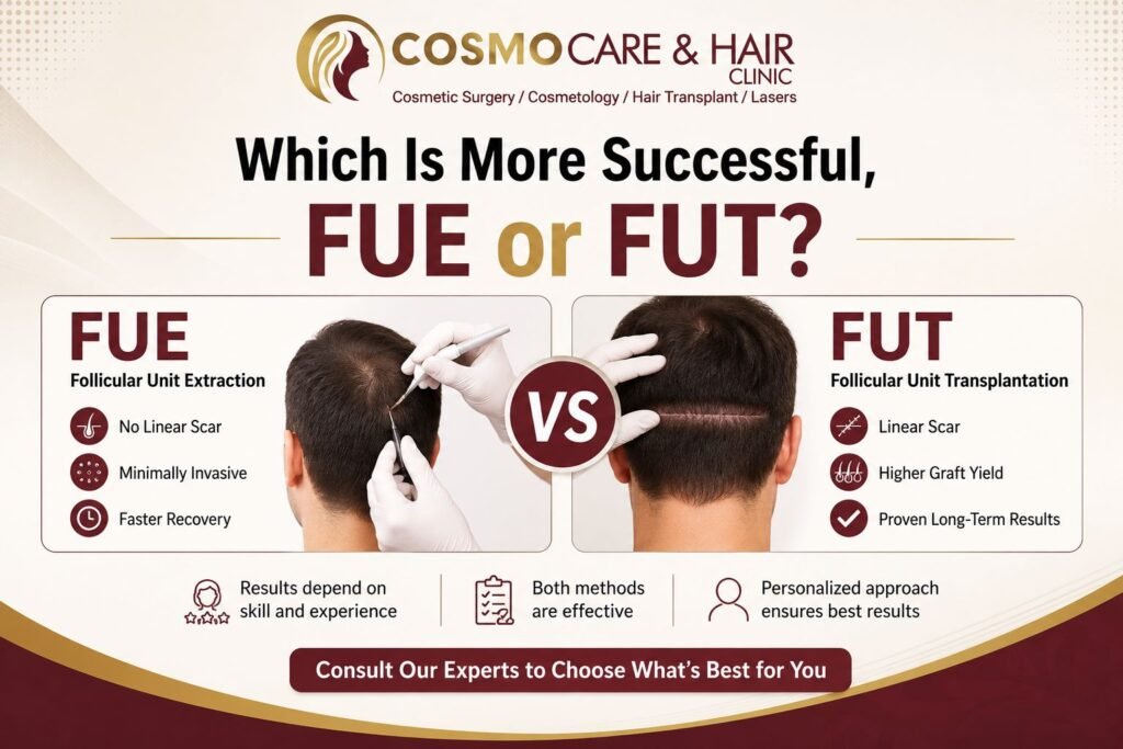 Which Is More Successful, FUE or FUT