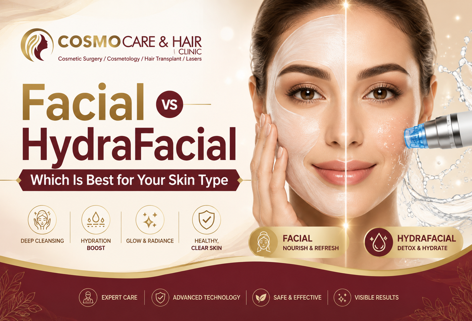 Facial vs HydraFacial Which Is Best for Your Skin Type